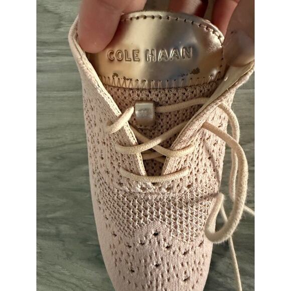 Cole Haan Women's 2.Zerogrand Knit Lace Up Oxford Wingtip Sneaker - Size 8B - Picture 15 of 15